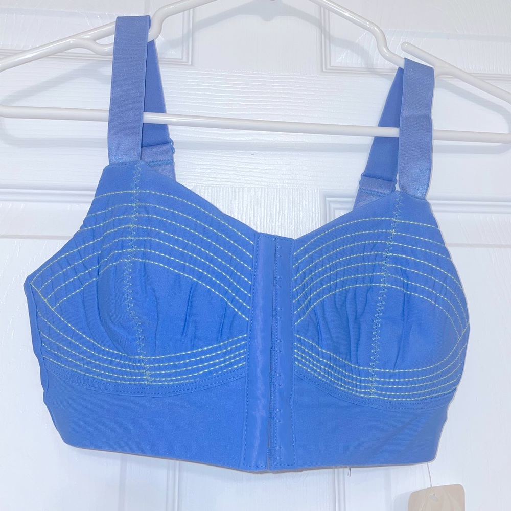 NWT Fabletics Ines Low Impact Sports Bra XS Marina/Leaf